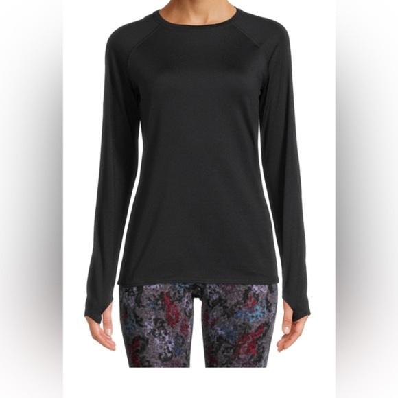 Cuddl Duds Other - ClimateRight Cuddl Duds black base layer plush warmth long seeve crew Top sz‎ XS